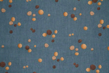 Discount Fabric DRAPERY Denim Pebbles