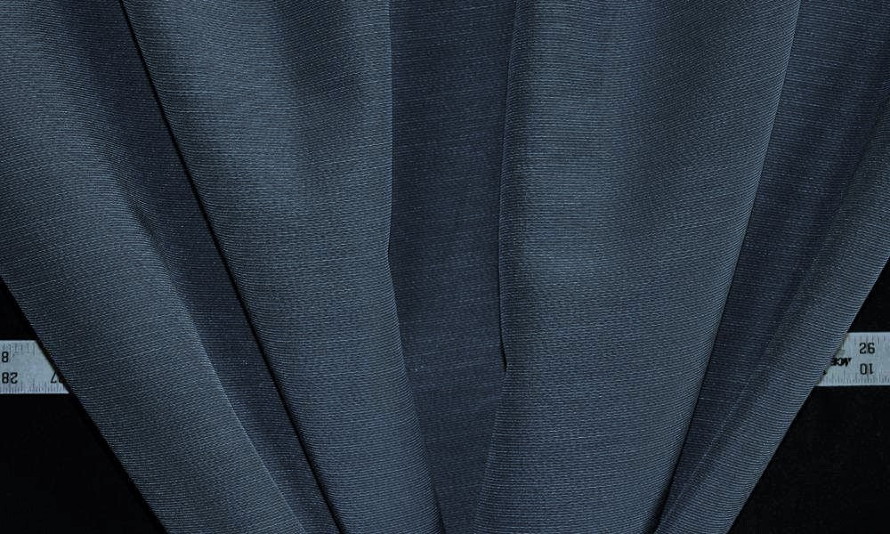 Discount Fabric DRAPERY Bari Chambray Blue