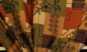 Discount Fabric DRAPERY OR BEDSPREAD Autumn Burst