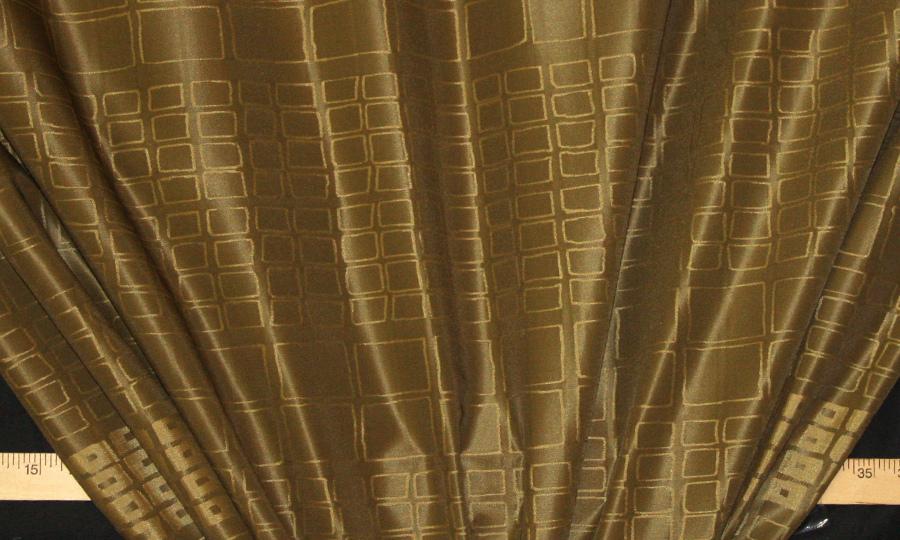 Discount Fabric FAUX SILK Espresso Drapery