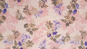 102" Pink & Purple Floral EXTRA WIDE Percale Sheeting Fabric