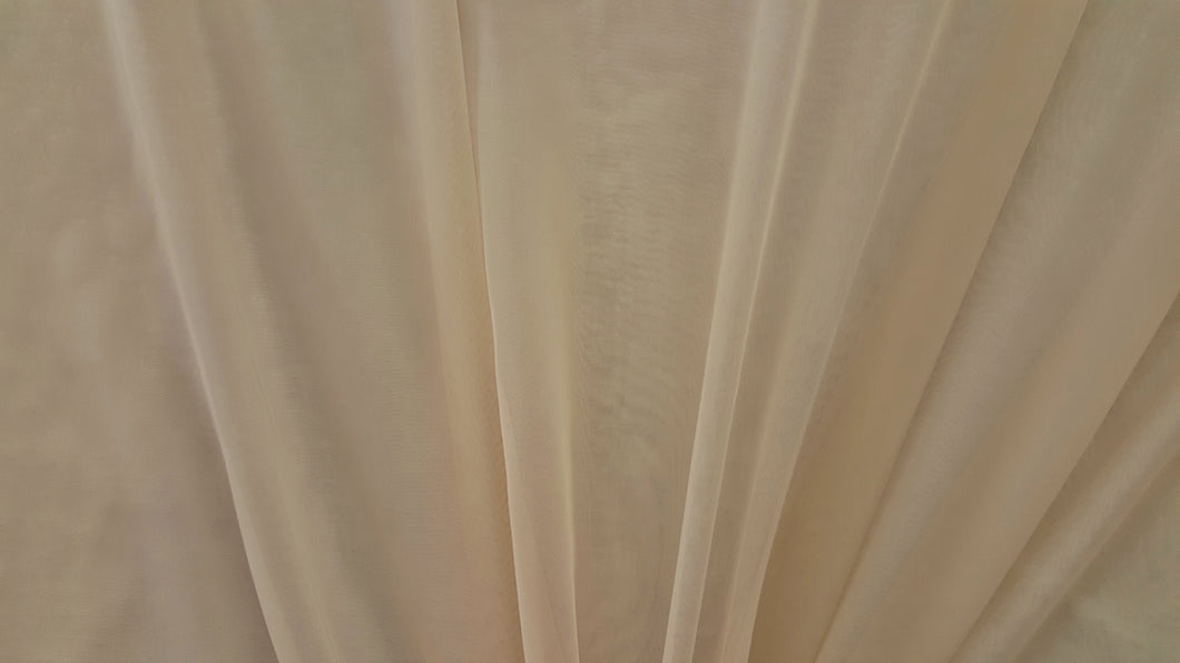 Discount Fabric SHEER Mocha Voile