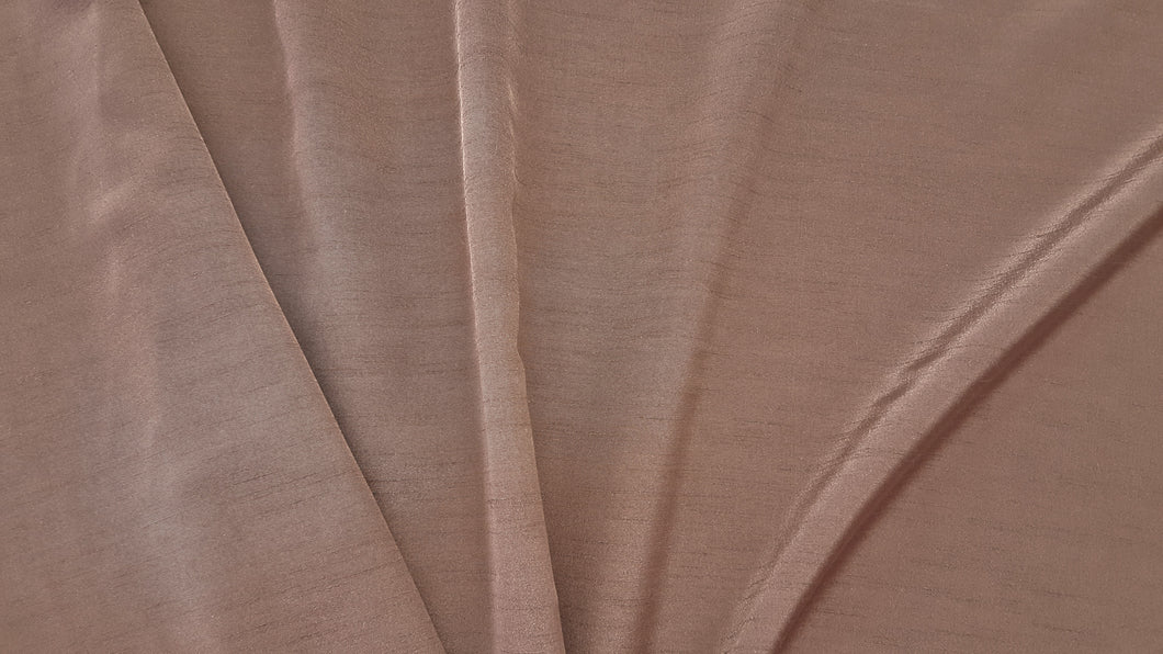 Discount Fabric FAUX SILK Pacific Cashew Drapery