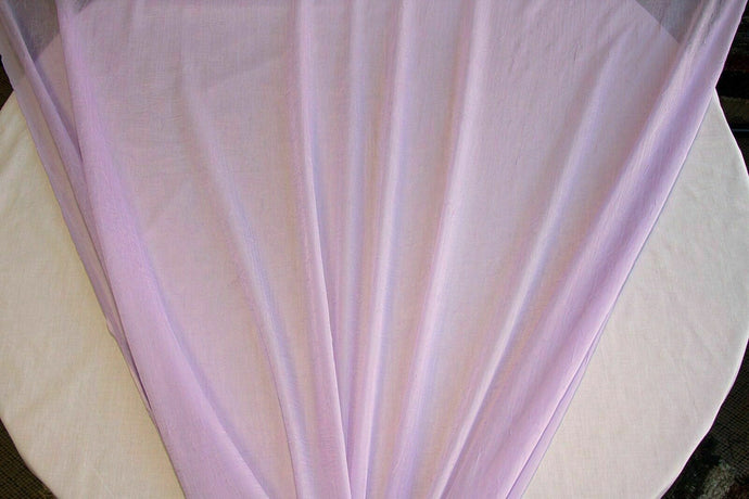 Discount Fabric SHEER Lavender Crushed Voile