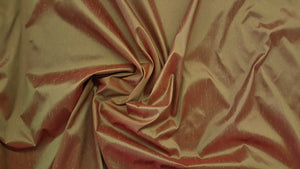 Discount Fabric FAUX SILK Light Chestnut Shantung Dupioni Drapery