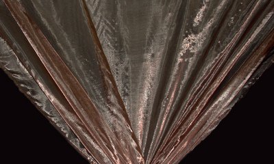 Dark Brown Organza - WHOLESALE FABRIC- By The Bolt