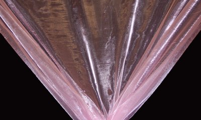 Pink Pearl Organza Fabric