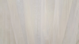 Discount Fabric SEMI-SHEER Light Champagne & Honey Stripe Drapery