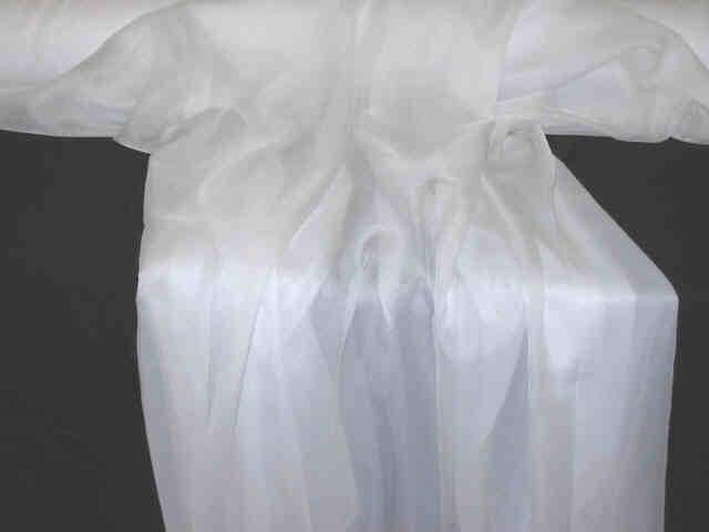 Discount Fabric SHEER White Voile