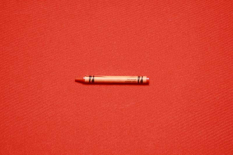 Discount Fabric NYLON TASLAN Deep Orange