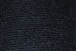 Black Terry Chenille Fabric