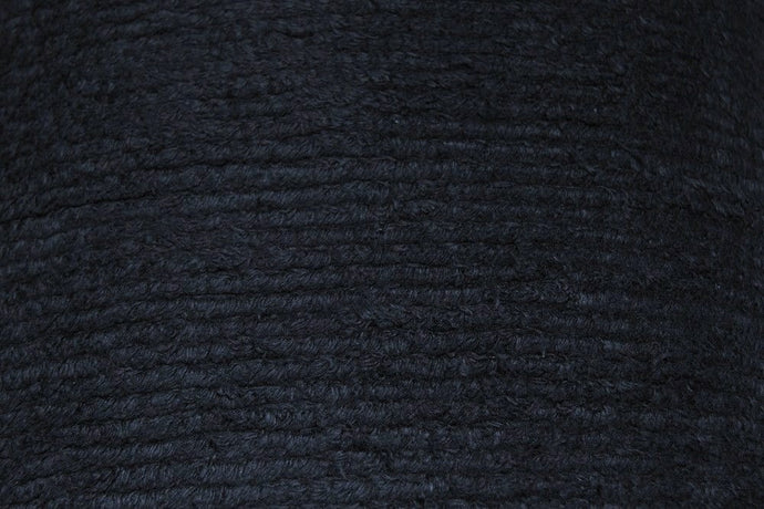 Black Terry Chenille - WHOLESALE FABRIC - 10 Yard Bolt