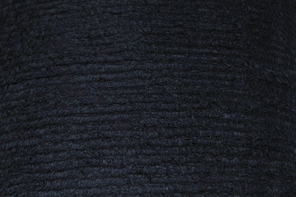 Black Terry Chenille - WHOLESALE FABRIC - 10 Yard Bolt