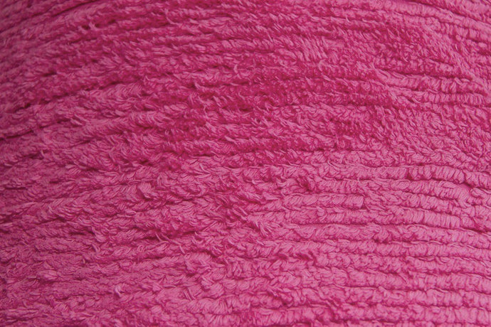 Hot Pink Terry Chenille - WHOLESALE FABRIC - 10 Yard Bolt