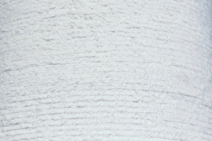 White Terry Chenille Fabric