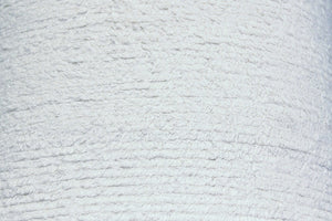 White Terry Chenille - WHOLESALE FABRIC - 10 Yard Bolt