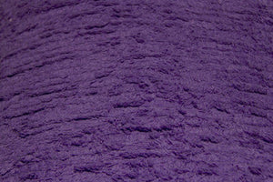 Purple Terry Chenille Fabric