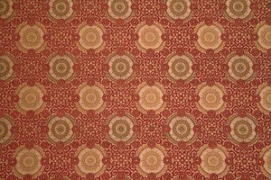 Discount Fabric CHENILLE Deep Red Victorian Upholstery & Drapery