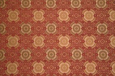 Discount Fabric CHENILLE Deep Red Victorian Upholstery & Drapery