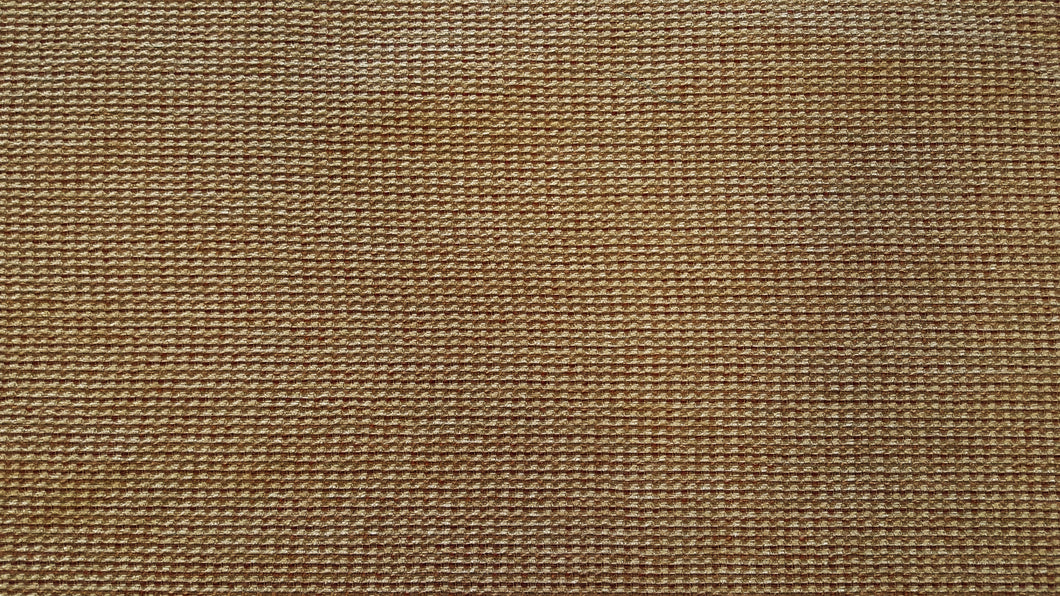 Discount Fabric CHENILLE Rust & Honey Woven Upholstery