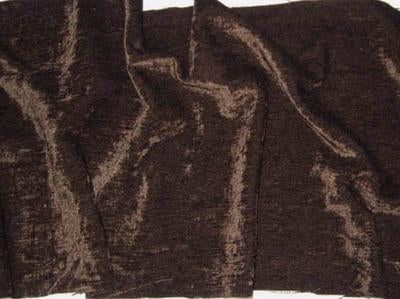Discount Fabric CHENILLE Chocolate Brown Upholstery