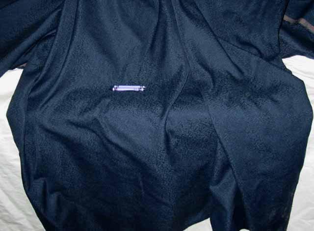 Discount Fabric JACQUARD Navy Textured Upholstery