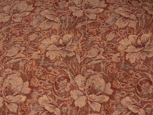 Discount Fabric TAPESTRY Wine & Copper Upholstery