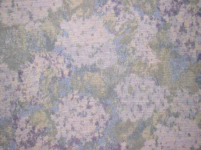 Discount Fabric TAPESTRY Blue Azalea Watercolor Abstract Upholstery