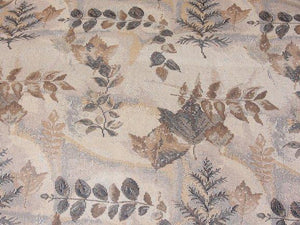 Discount Fabric TAPESTRY Blue Leaf Upholstery