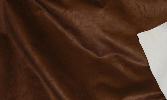 Discount Fabric MICROSUEDE Cocoa Upholstery