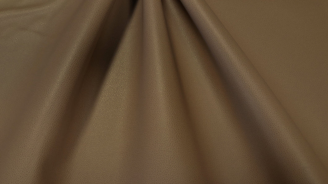 Discount Fabric FAUX LEATHER VINYL Medium Taupe Upholstery & Automotive